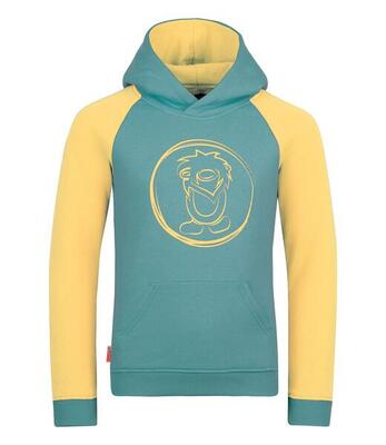 Mädchen Kapuzenpullover Stavanger Gletschergrün/Limonade