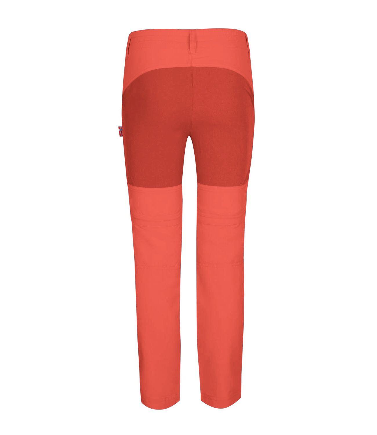 Kinder Trekkinghose Nordfjord Slim Fit Pfirsich 2/3
