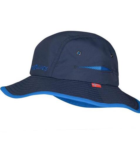 Kinder Sonnekappe Troll Marineblau/Leuchtendes Blau