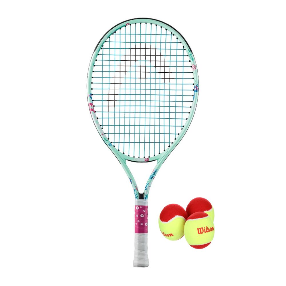 HEAD HEAD Coco Junior 23" Tennis Racket, Cover & Starter Balls