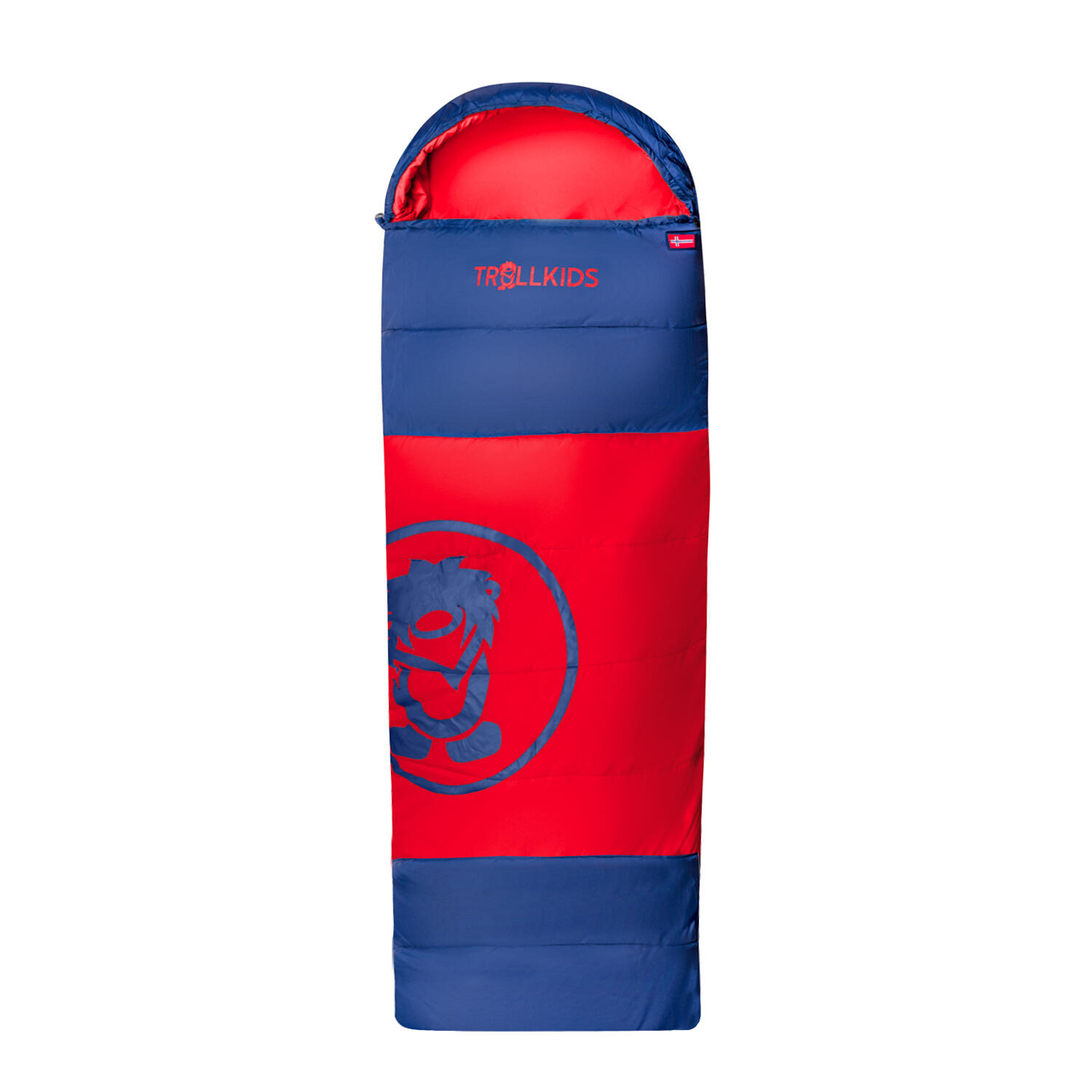 TROLLKIDS Kinder Schlafsack Sun Dreamer Hellrot/Blau