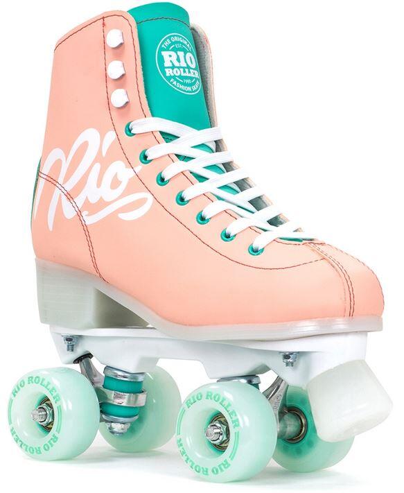 RIO ROLLER Rolschaatsen Quad Script Roze