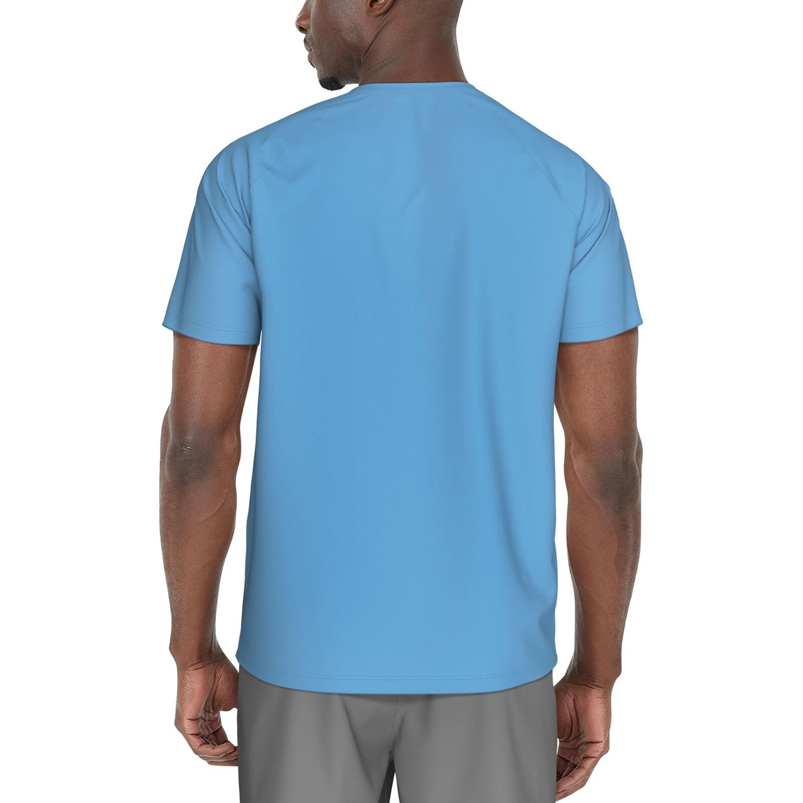 Heren Zwemshirt Essential Hydroguard Blauw 5/5