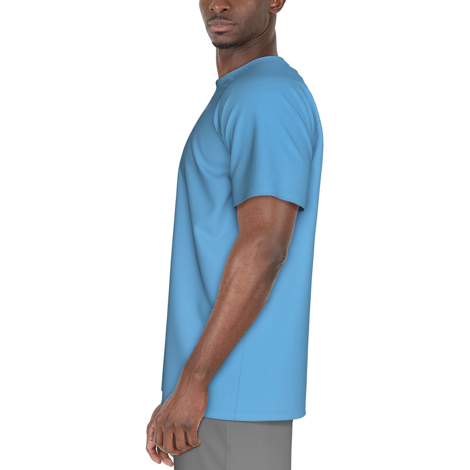 Heren Zwemshirt Essential Hydroguard Blauw 4/5