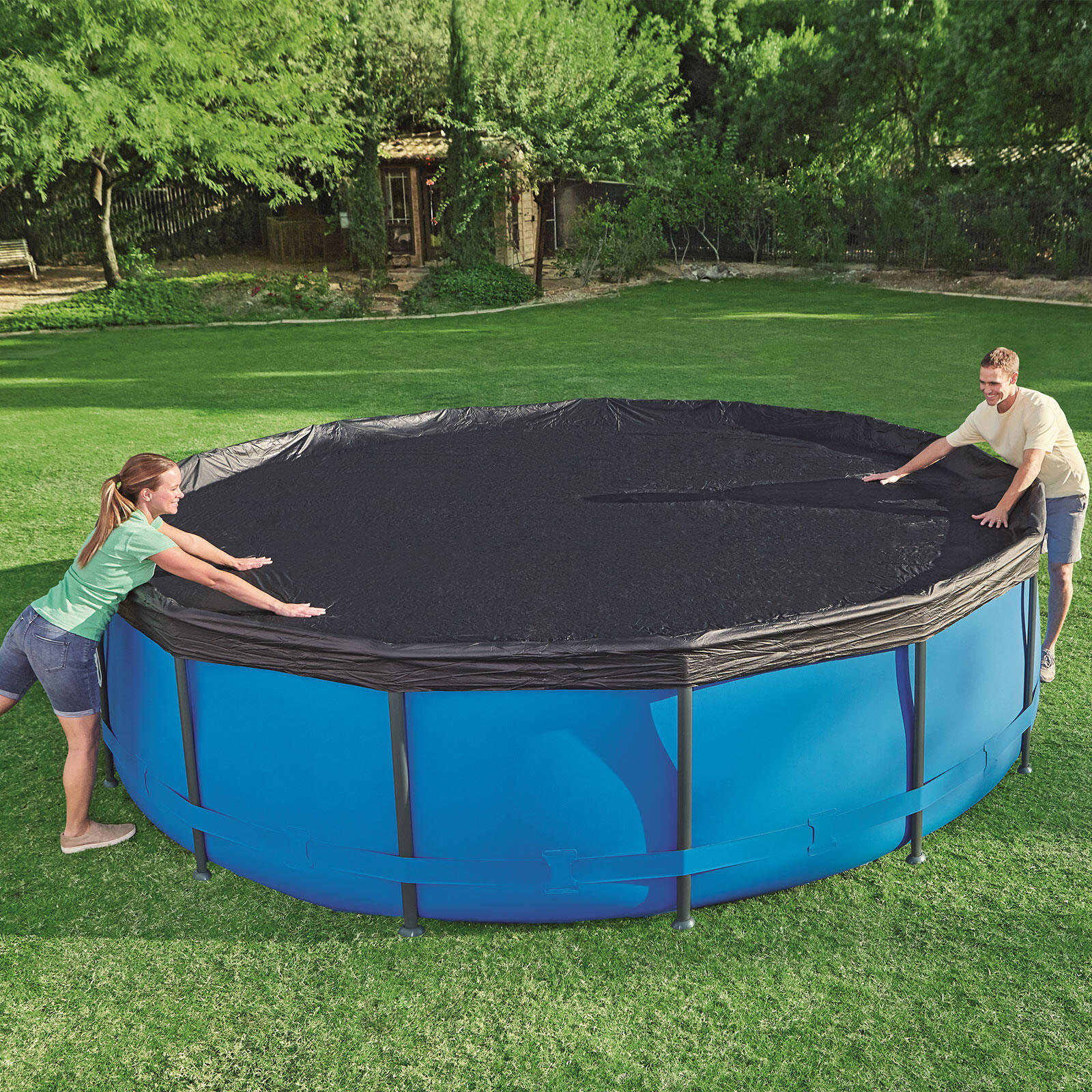 Bâche piscine tubulaire ronde 180 - Hydrium et Steel Pro 2/7