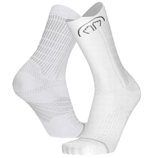 Chaussettes de Running mi-hautes, fines et techniques - Run Anatomic Crew