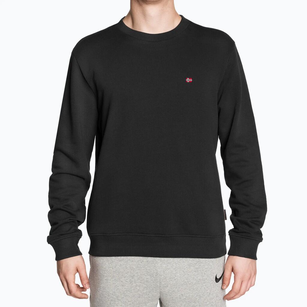 Pullover Napapijri Balis Crew Black Hiking Sweatshirt
