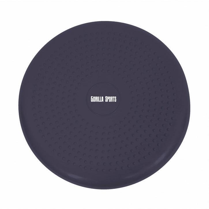 Pernă cu aer pentru șezut/fitness gri, inclusiv pompă de aer