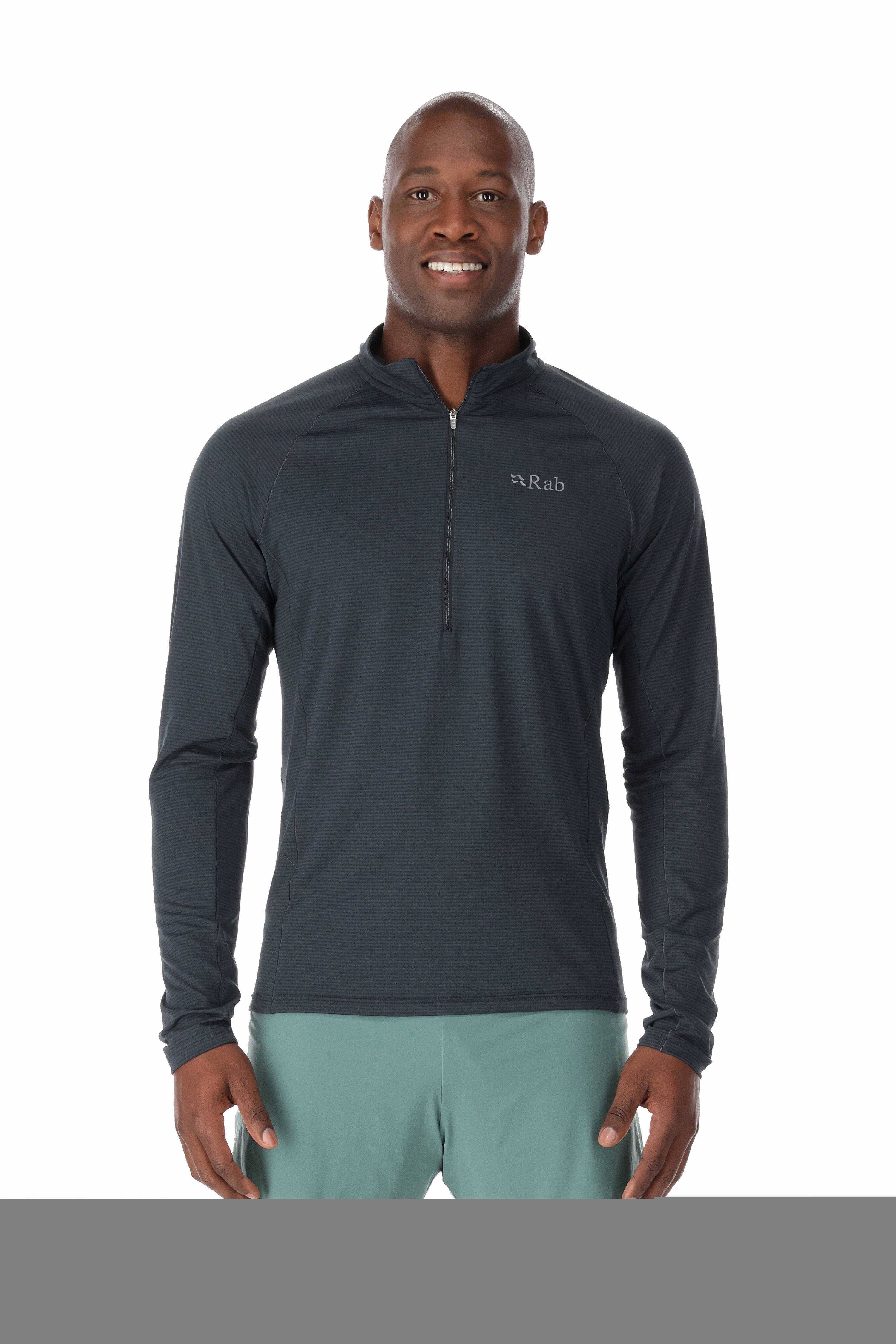 Rab Sonic Long Sleeve Baselayer Tee  Beluga -  3