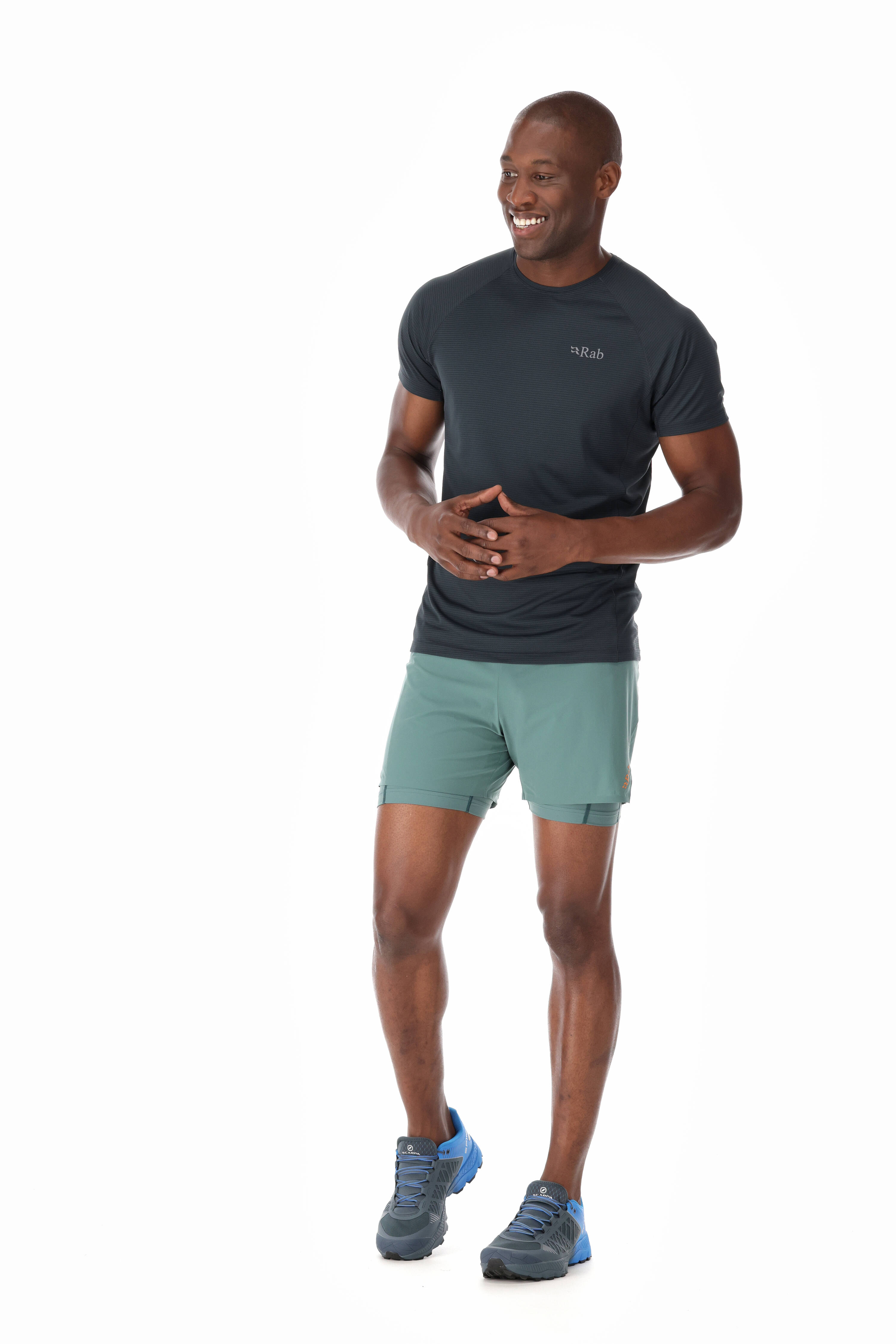 Rab Sonic Long Sleeve Baselayer Tee  Beluga -  5