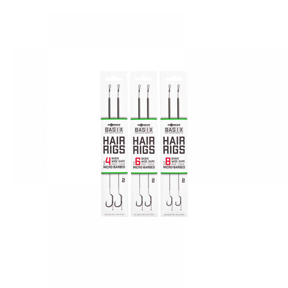 Korda - Korda Basix Hair Rigs Large Gape - Avançon - 8 À 10 Ans - Decathlon