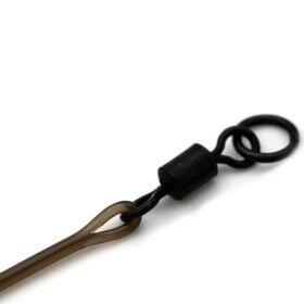 Korda Dark Matter Leader Size 8 Ring Swivel 1m 2/5