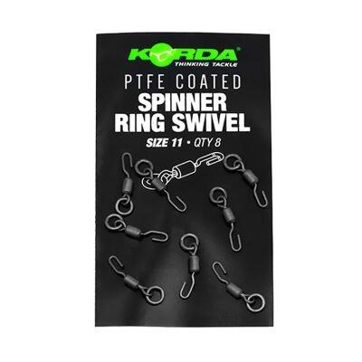 Korda ptfe coated spinner ring swivel size 11