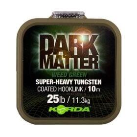 Korda Dark Matter Tungsten Coated Hooklink Weed Green 3/3