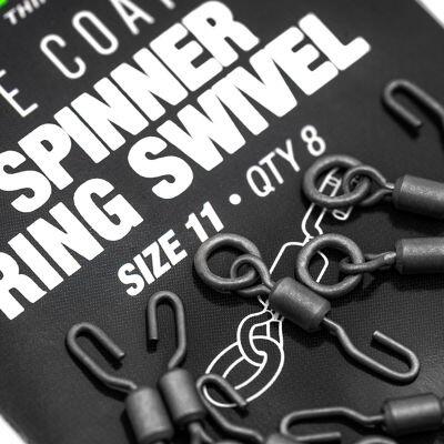Korda PTFE Coated Spinner Ring Swivel Size 11 2/3