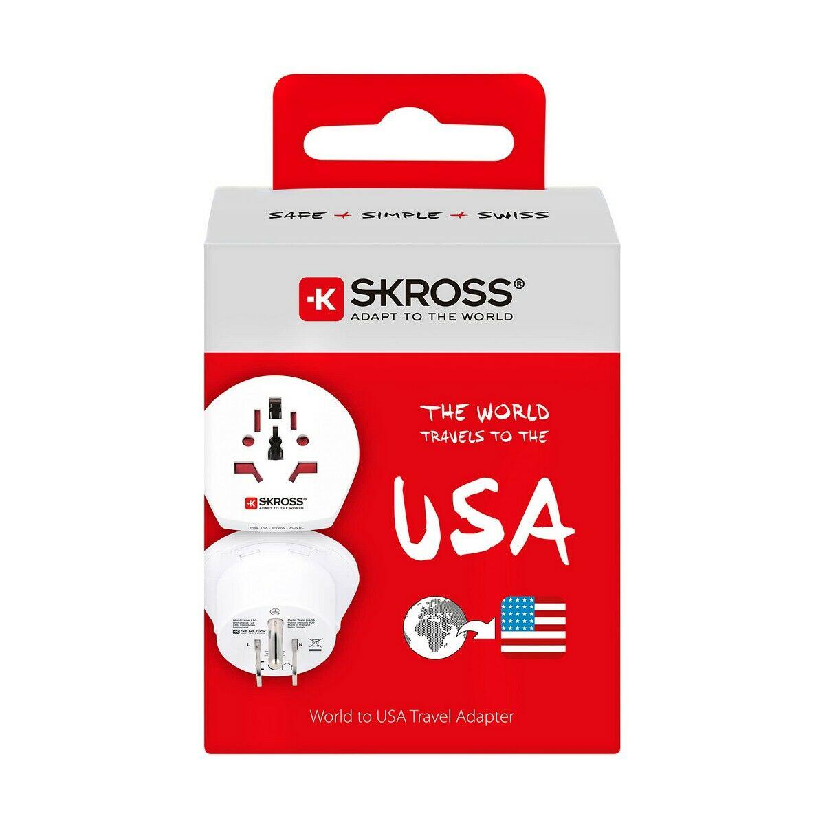 Adaptateur de courant Skross 1.500221-E États-Unis 5/5