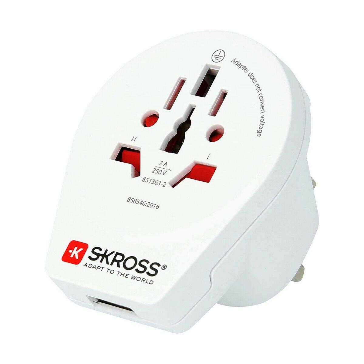 Current Adaptor Skross 1500267 United Kingdom 2/5