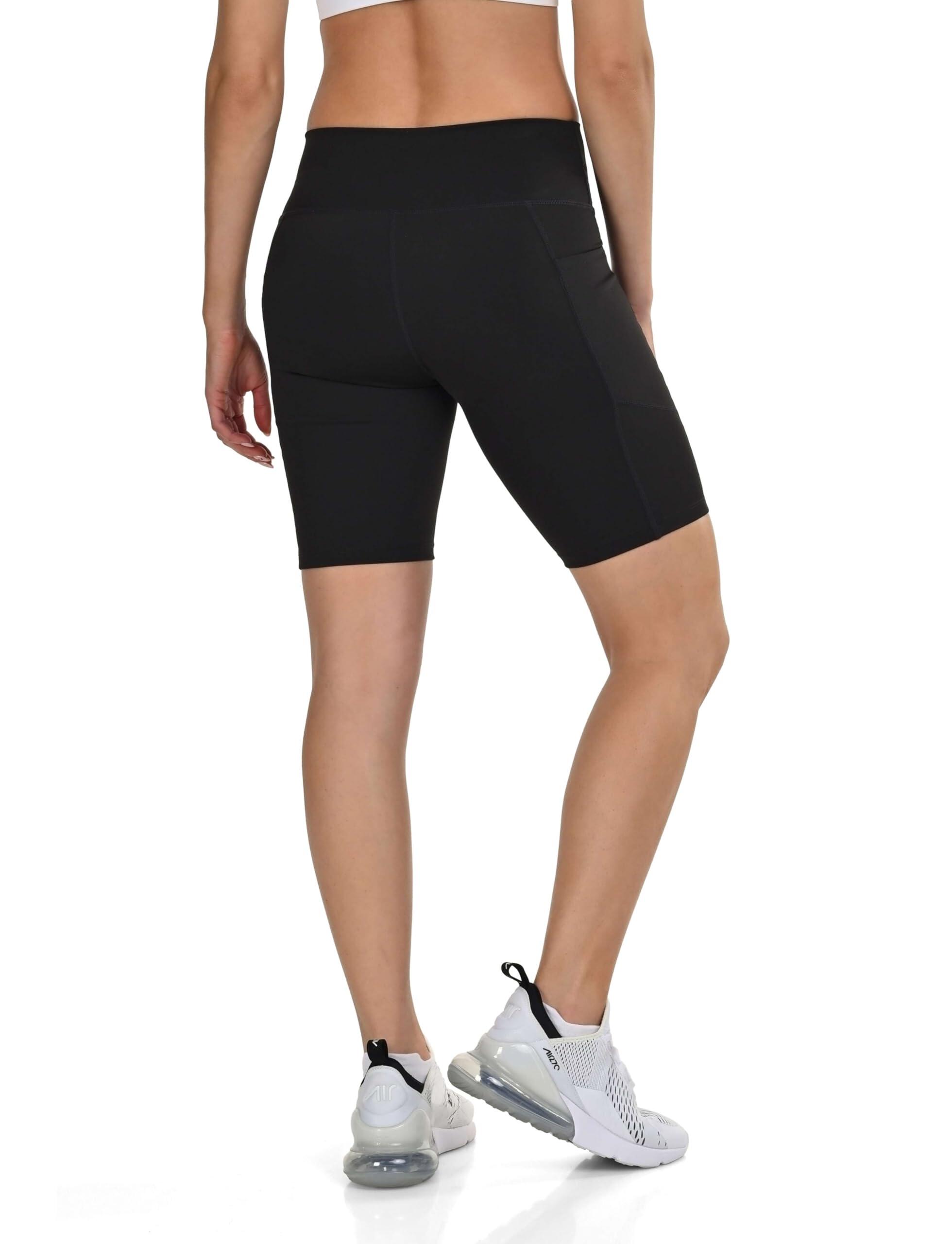 TCA Damen Yoga Shorts mit 2 Seitentaschen zum Laufen, für Fitnessstudio und Training