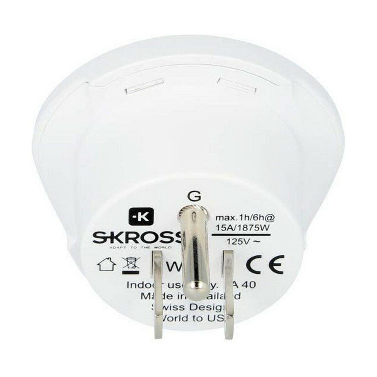 Adaptateur de courant Skross 1.500221-E États-Unis 3/5