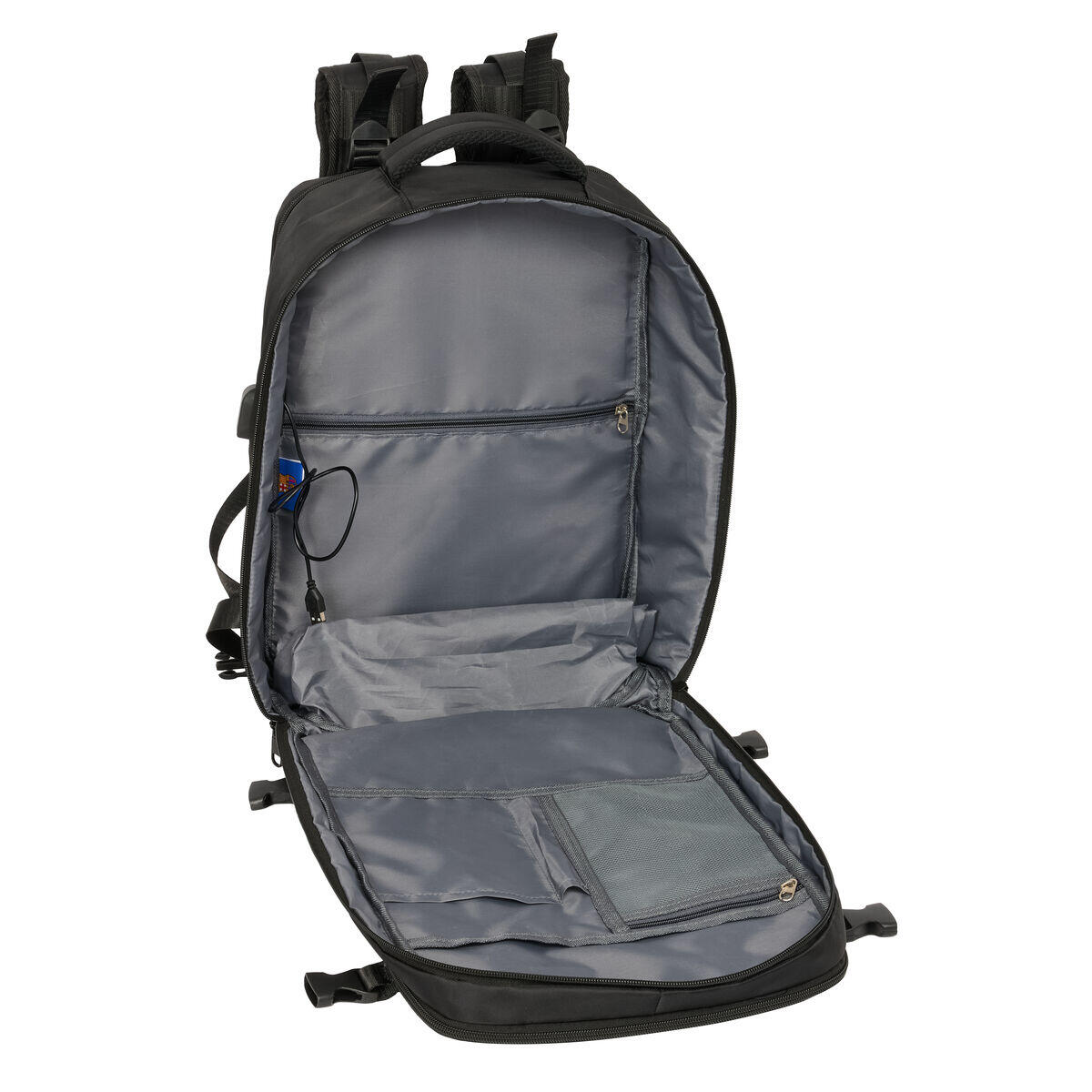 Mochila Escolar F.C. Barcelona Azul Marinho 3/5