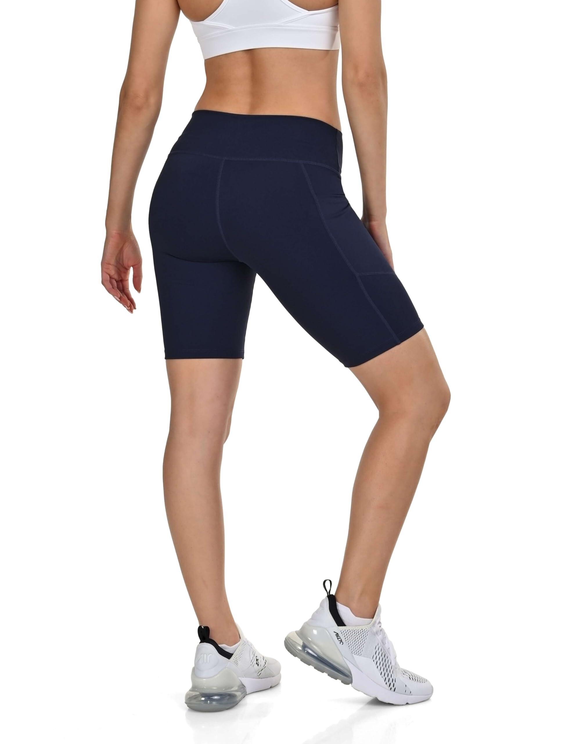 TCA Damen Yoga Shorts mit 2 Seitentaschen zum Laufen, für Fitnessstudio und Training