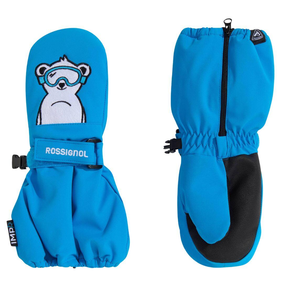 Gants et Moufles ROSSIGNOL Moufles Baby Impr JR-Bleu foncé-2 ans - 92 cm 1/1