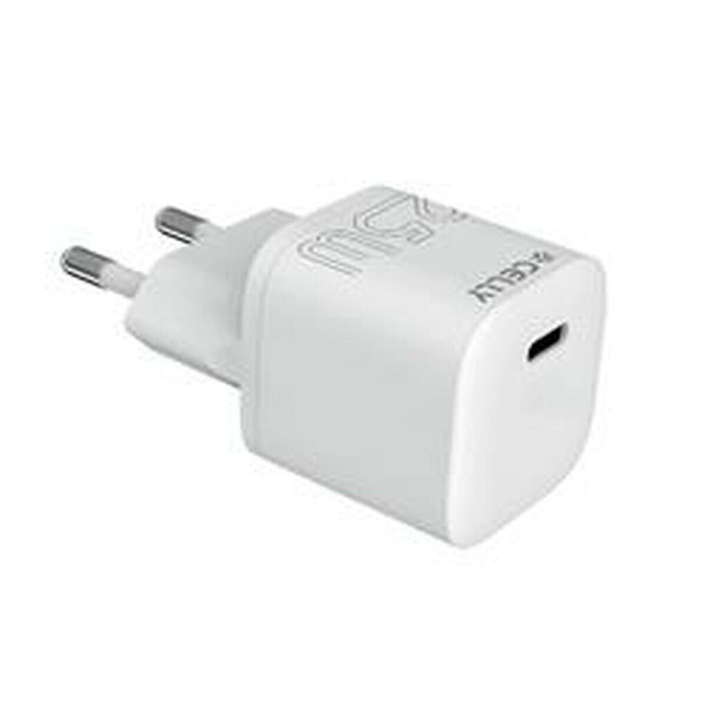 Wall Charger Celly UCTC1USBC25WWH Plug EU
