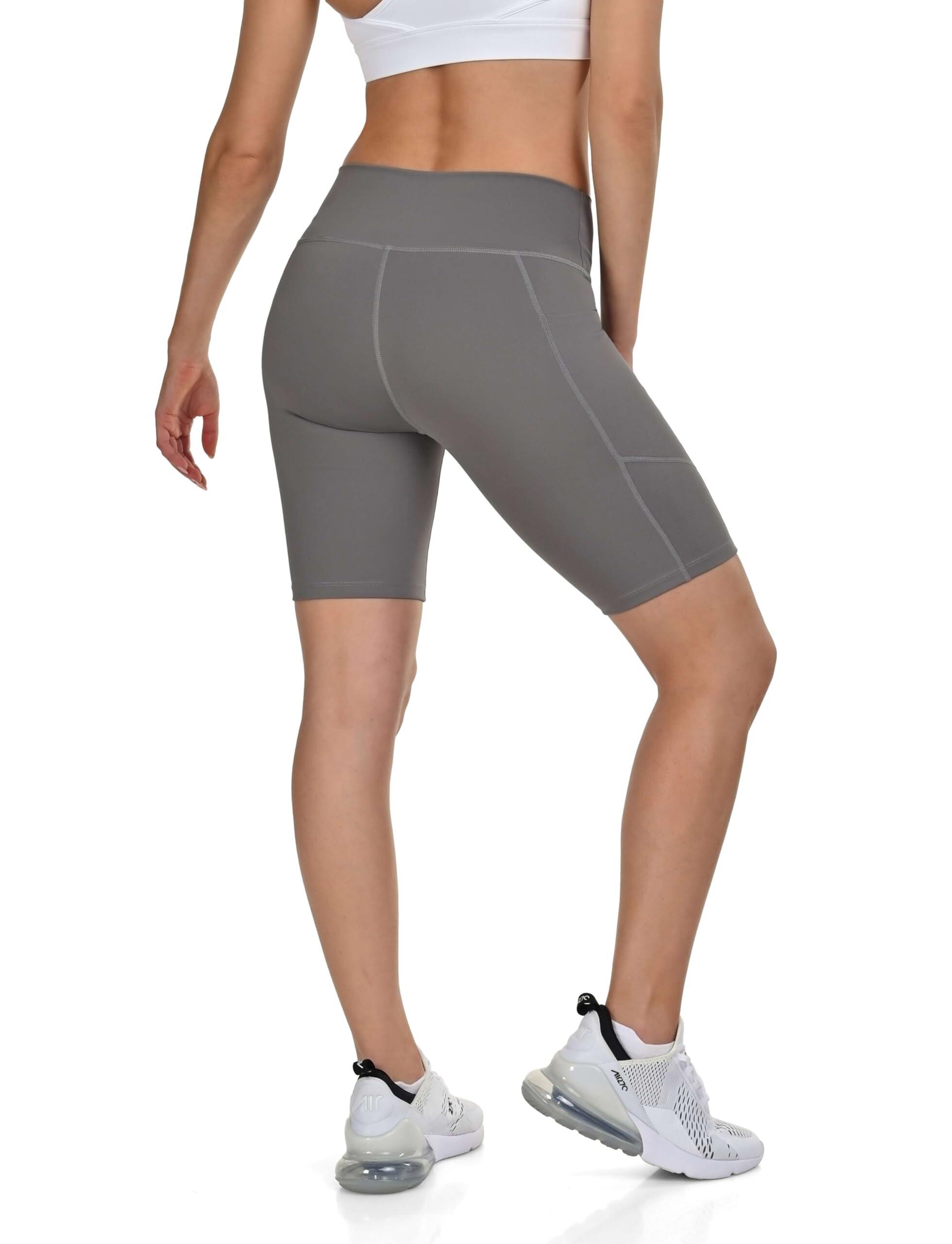 TCA Damen Yoga Shorts mit 2 Seitentaschen zum Laufen, für Fitnessstudio und Training