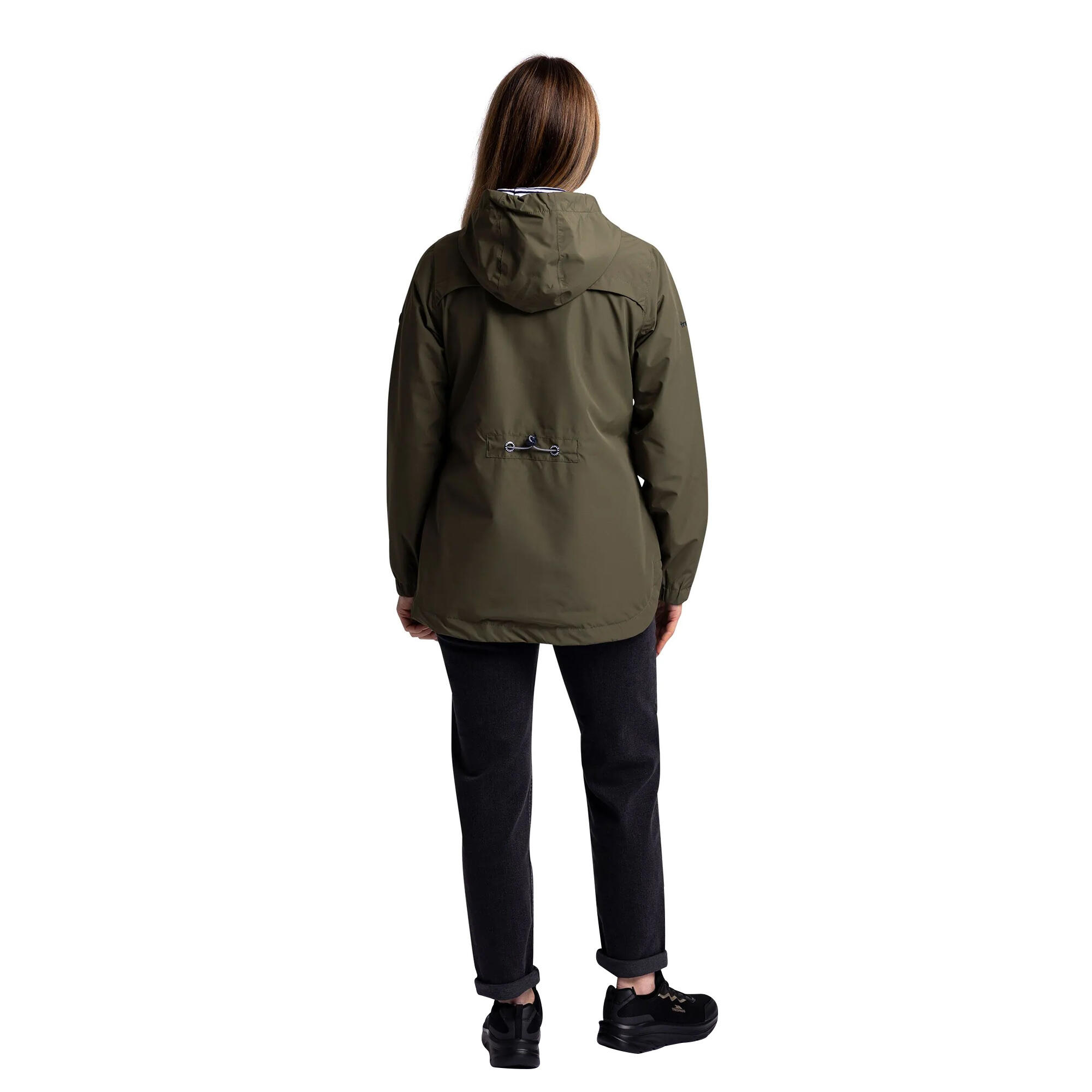 Womens/Ladies Flourish Waterproof Jacket (Herb) 4/5