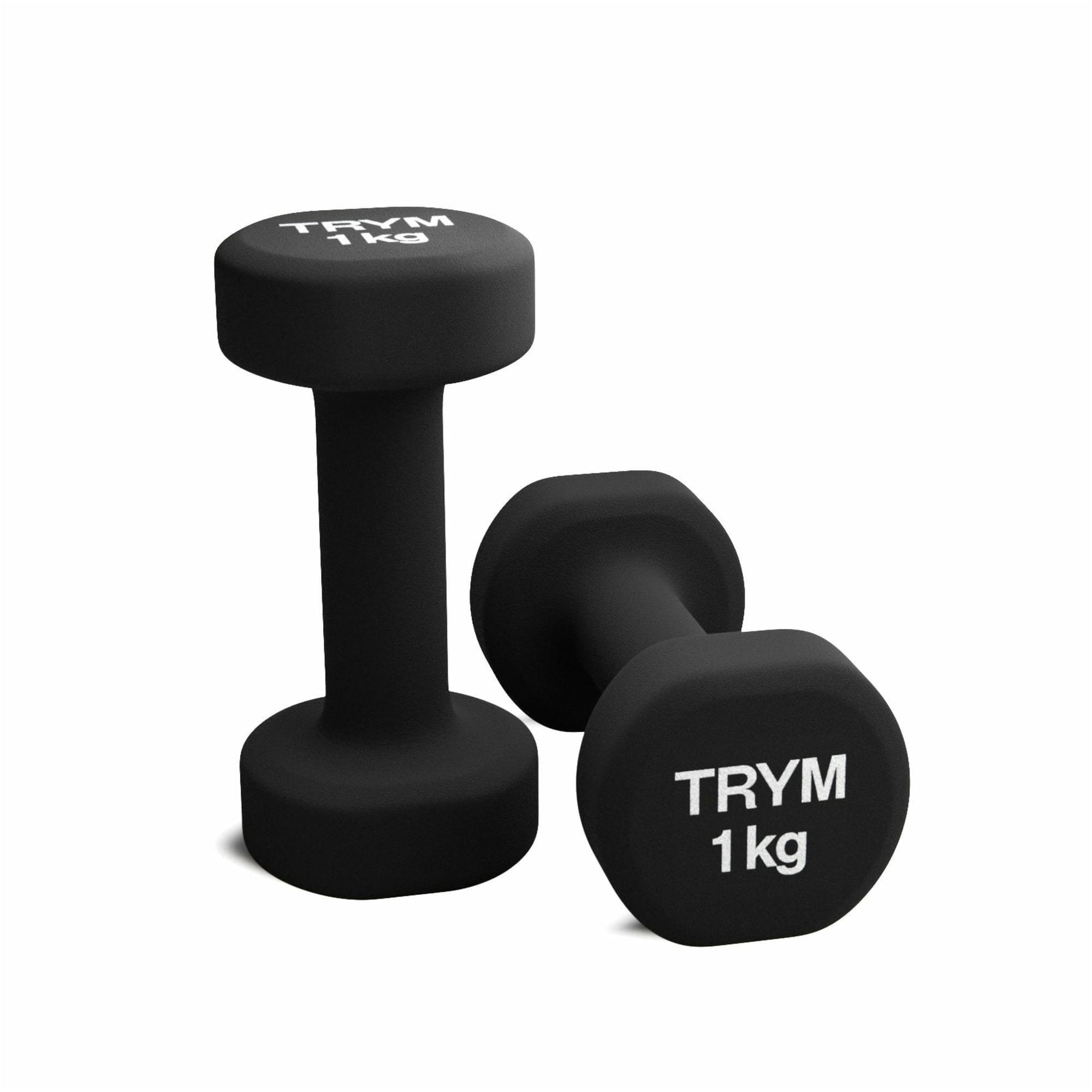 Set gantere din Neopren 2 KG (2x1 KG)