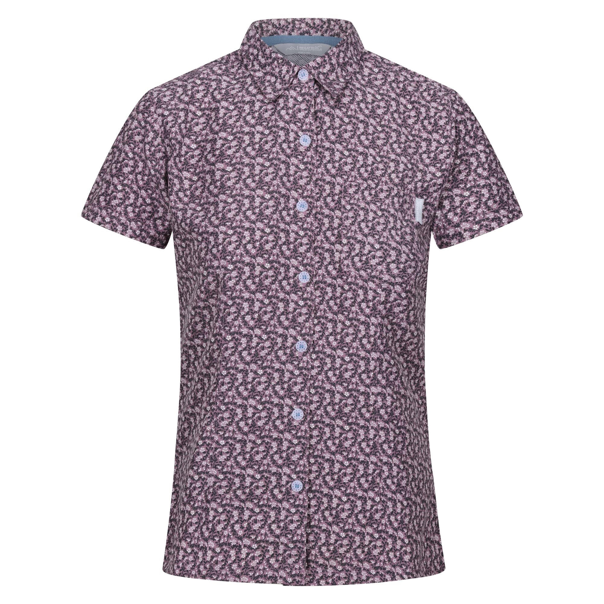 Chemisier Manches Courtes Motif/style Imprimé Petites Fleurs MINDANO Femme 1/5