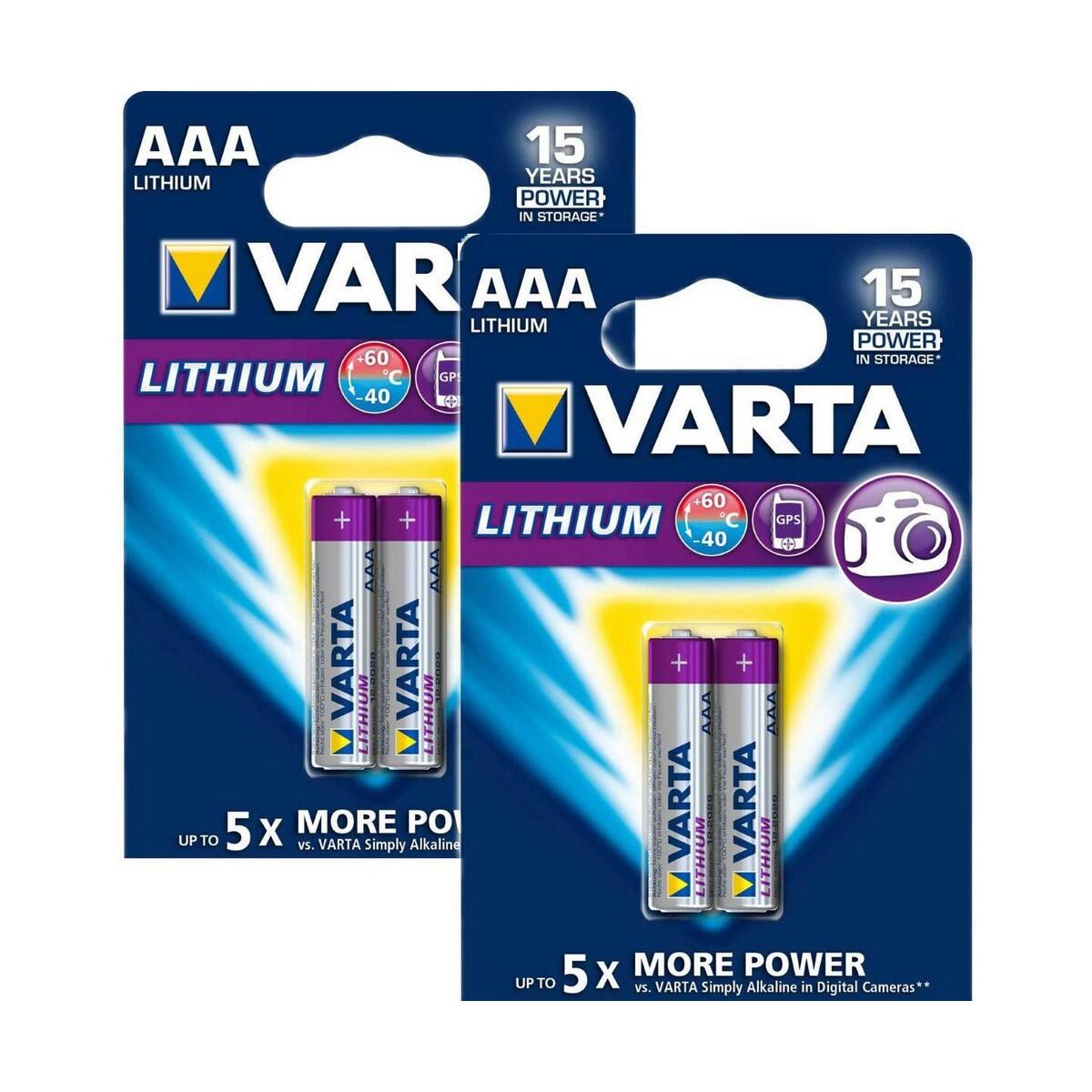 Batterie Varta LR06 AA (x4) 2/3