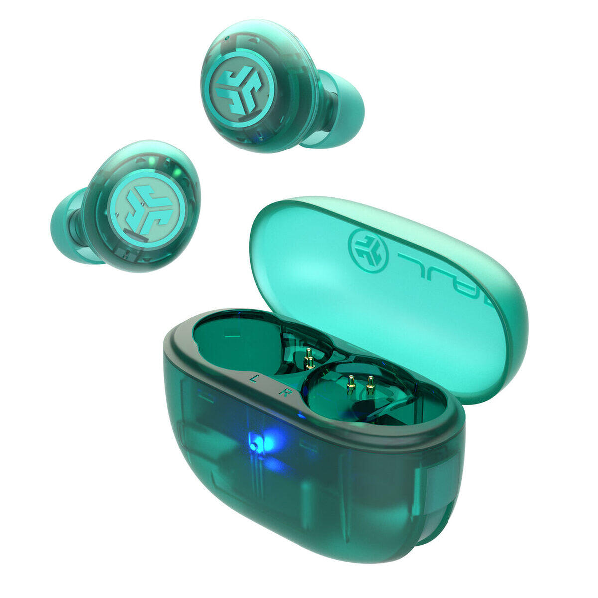 Auricolari Wireless con Custodia di Ricarica JLab IEUEBGOANCRTRATEL124 Turchese 3/3