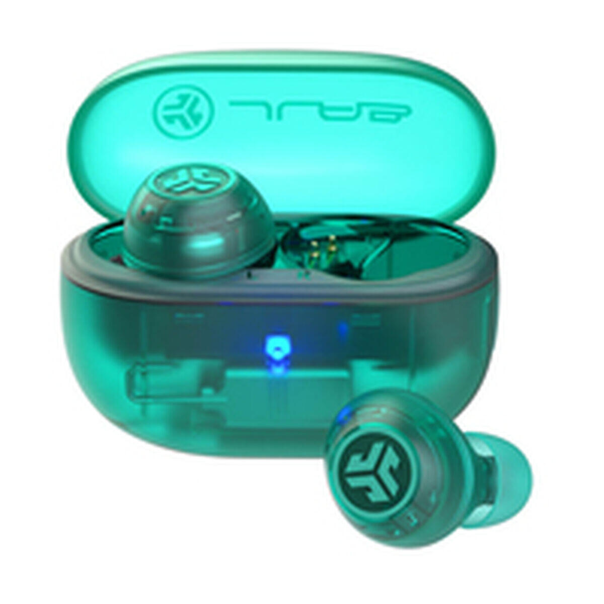 Auricolari Wireless con Custodia di Ricarica JLab IEUEBGOANCRTRATEL124 Turchese 2/3