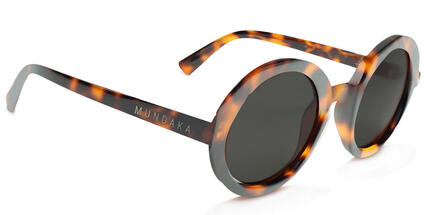 **Lunettes de soleil LUA noir et orange, Polarisés GRIS - cat.3 - MUNDAKA**