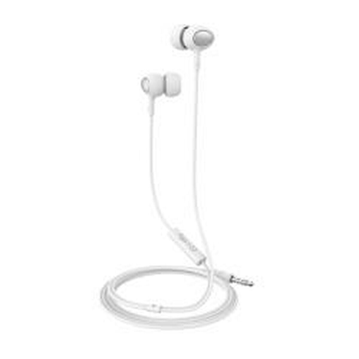 Auriculares com microfone celly up500wh jack 3.5 mm