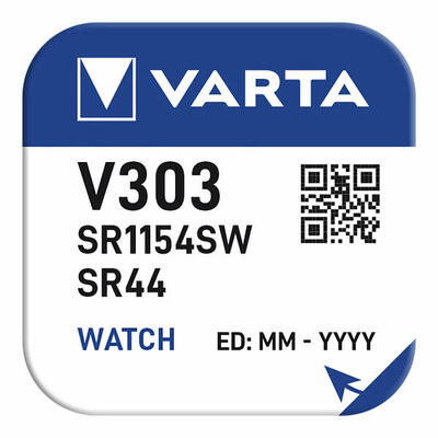 Lithium knoopcel batterij varta -v303 1.55 v