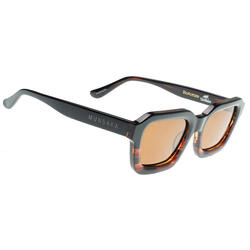 **Lunettes de soleil TAMARIN noir et marron, Polarisés GRIS - cat.3 - MUNDAKA**