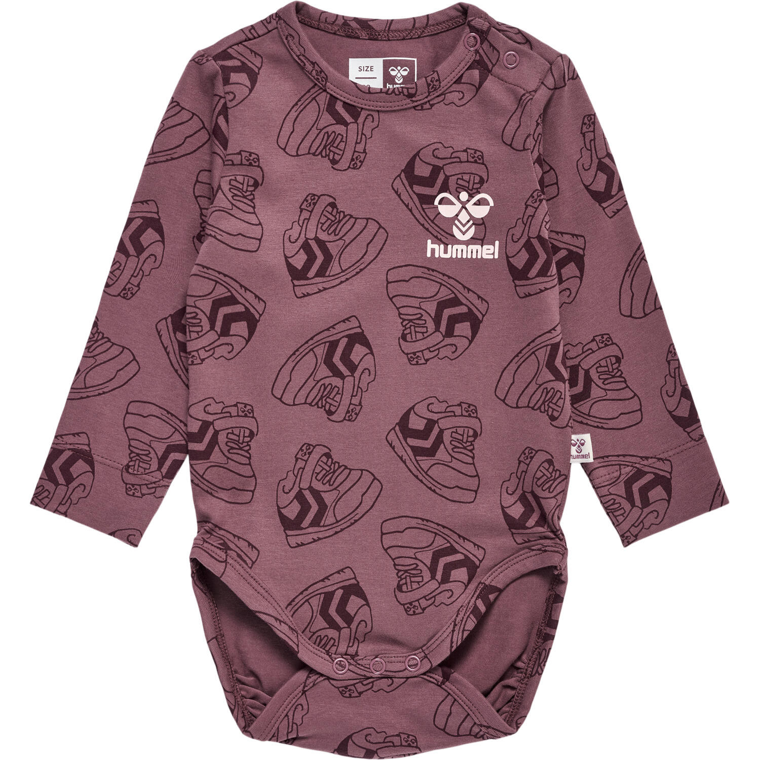 HUMMEL Baby-Body für Jungen langarm Hummel Sneaker