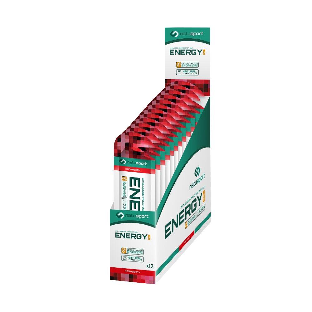 NATUSPORT Natusport Energy Gel Raspberry - 12 stuks