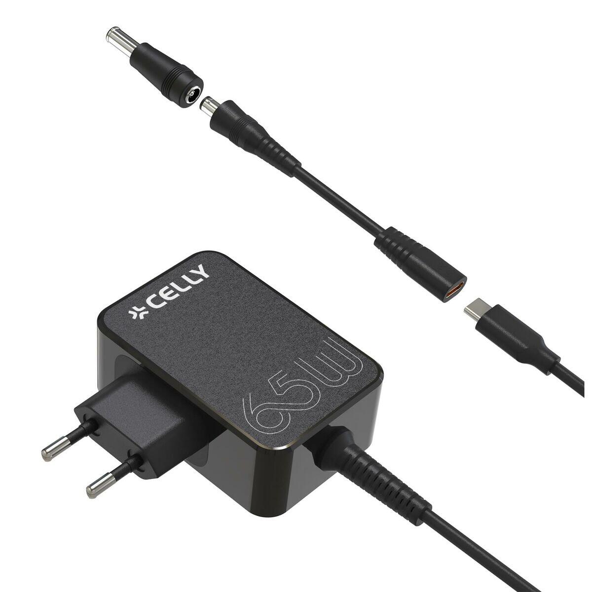 Cargador de Pared Celly TCTIPS65WBK Enchufe EU 2/2
