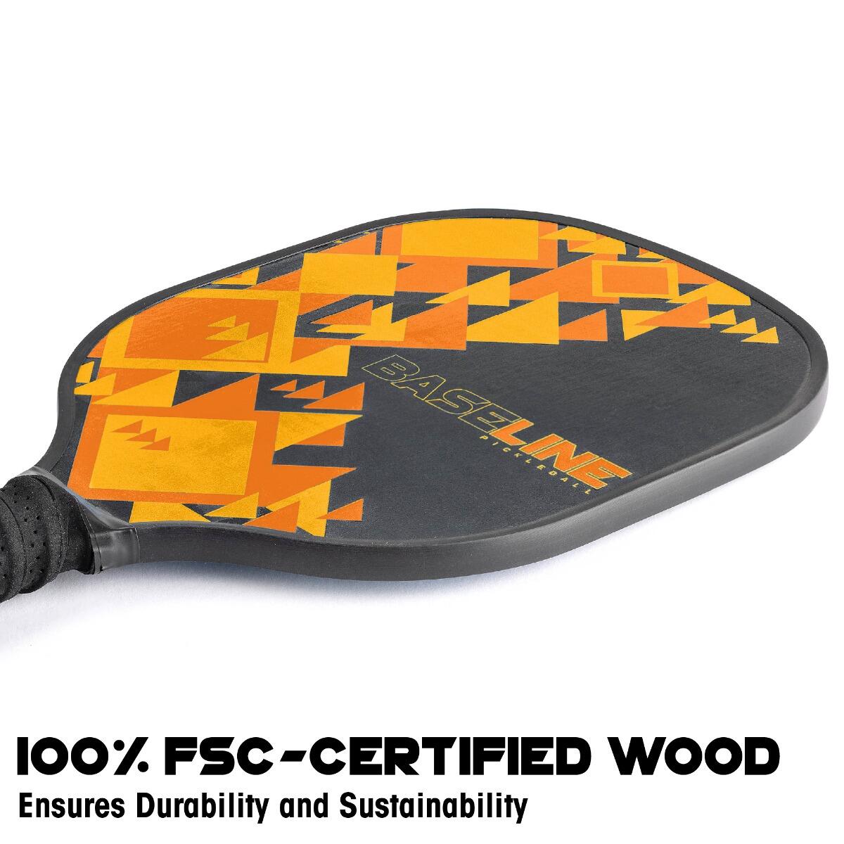 Toyrific | Pickleball Game Complete Set Premium Wood, Outdoor Garden Wooden Toy 6/6