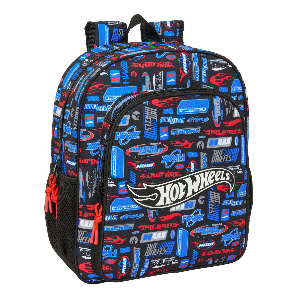 Mochila Escolar Hot Wheels Poliéster 300D 2/3