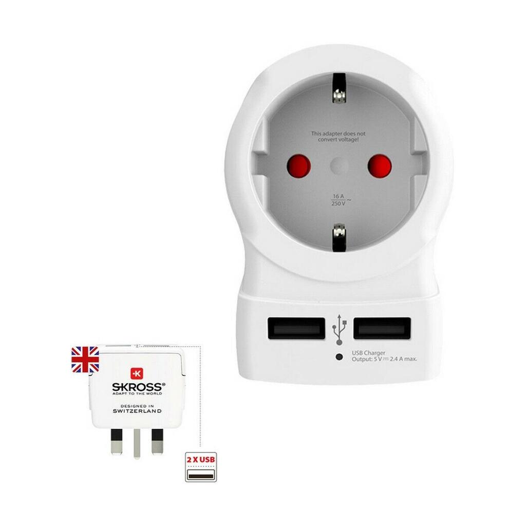 Current Adaptor Skross 1500280 United Kingdom