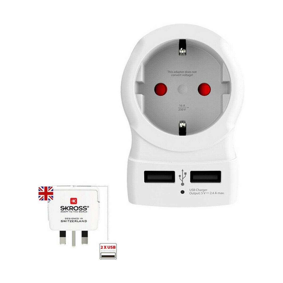 Adaptateur de courant Skross 1500280 United Kingdom 1/5