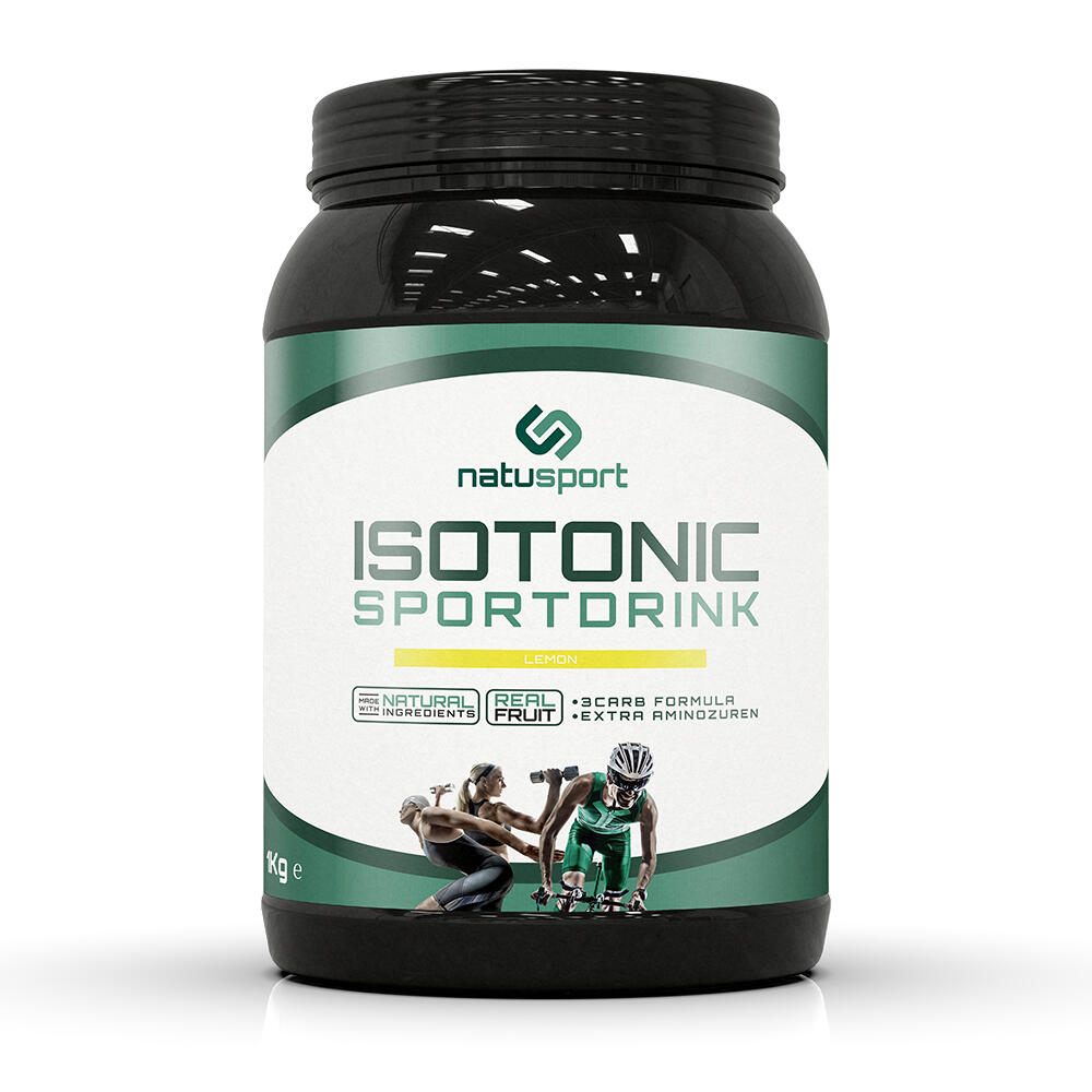 NATUSPORT Natusport Isotonic Sportdrank Lemon- pot 1 KG