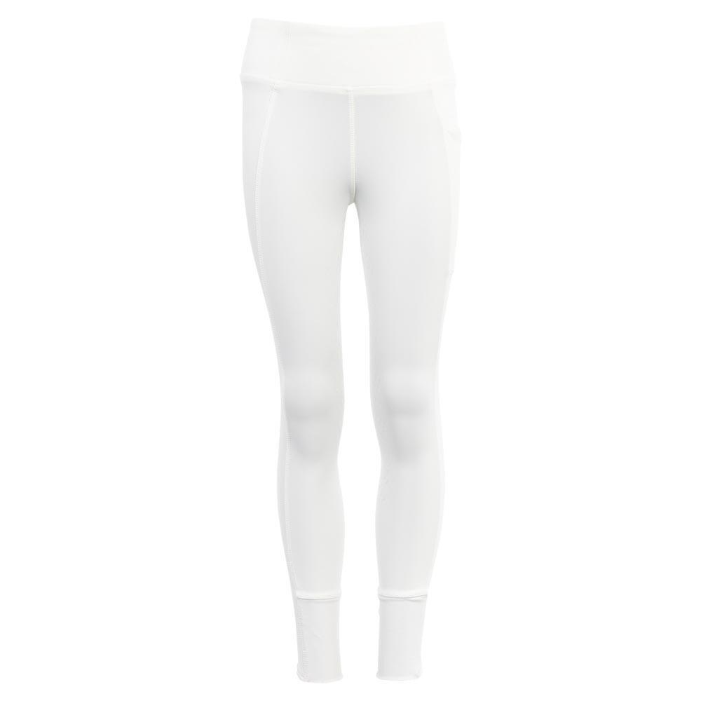Br - Legging Équitation De Concours Full Grip Enfant Br Equitation Marjolein - Legging - Blanc|bleu - 6 À 8 Ans - Decathlon