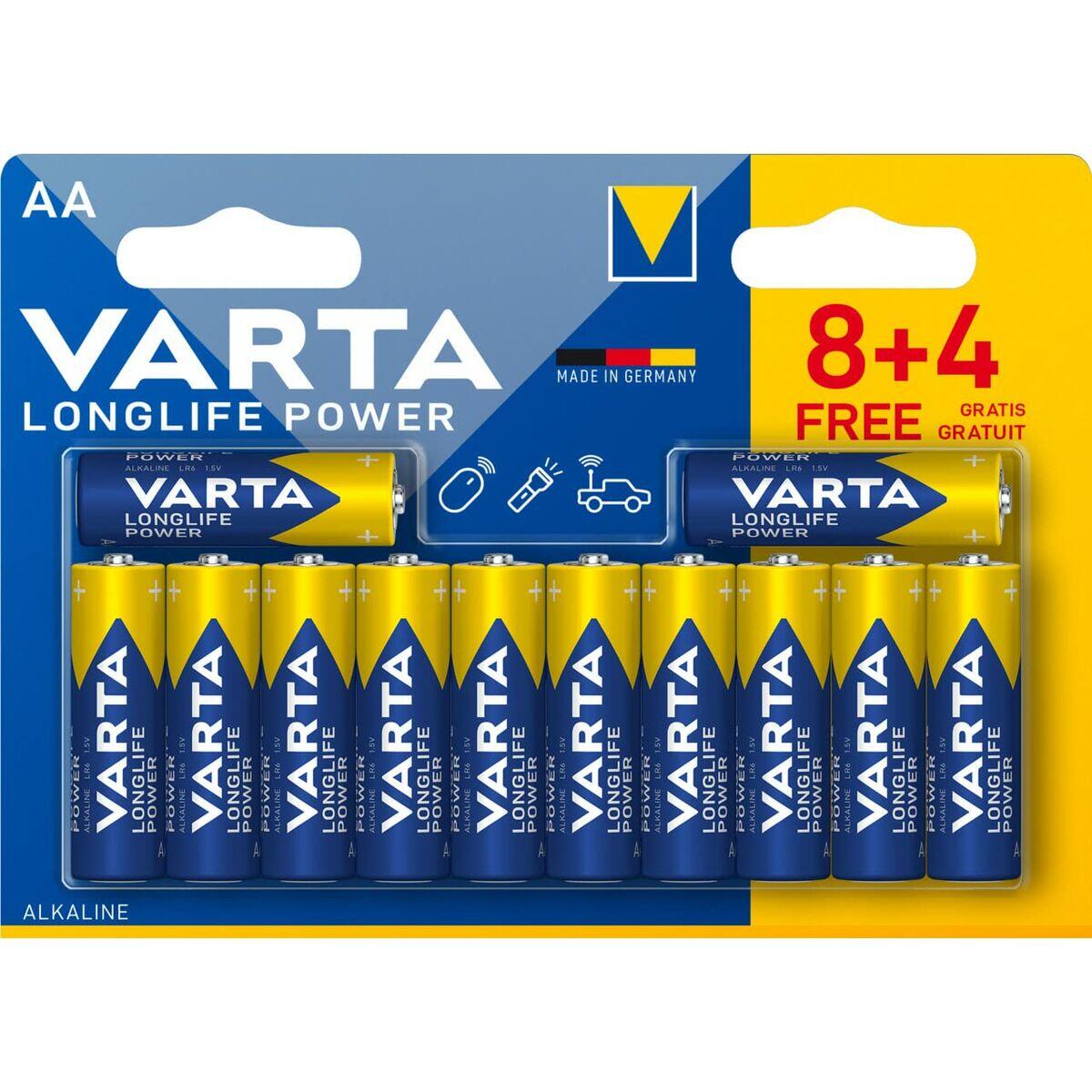 VARTA Batterie Alcaline Varta Longlife Power 1,5 V