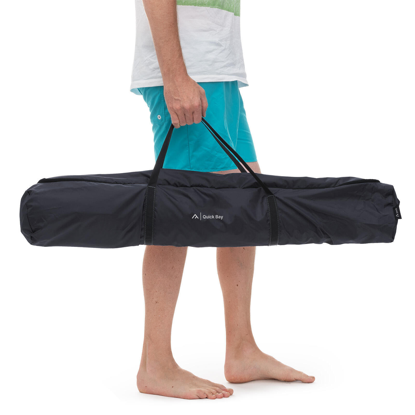 Tente de plage Quick Bay Strand Oceanblue Montage rapide UV80+ qeedo 7/7