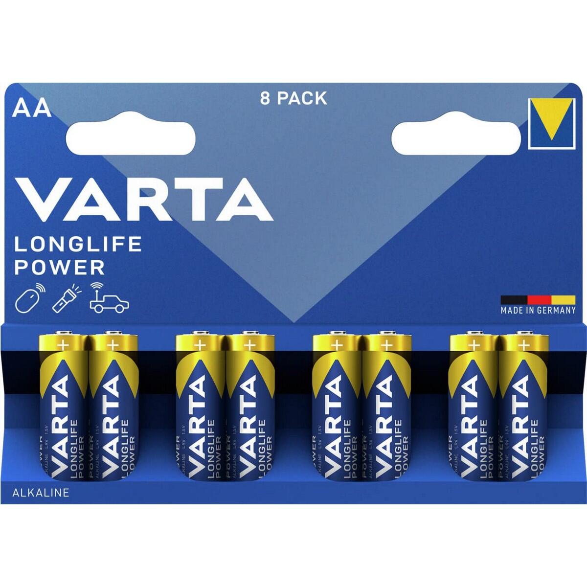 Batterien Varta Long Life Power AA 2/2